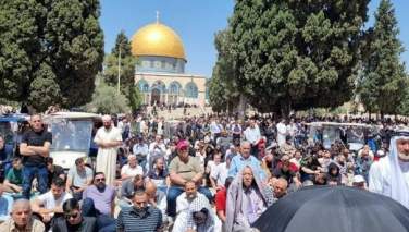 بیش از 120 هزار نفر آخرین نماز جمعه ماه رمضان را در مسجد الاقصی اقامه کردند