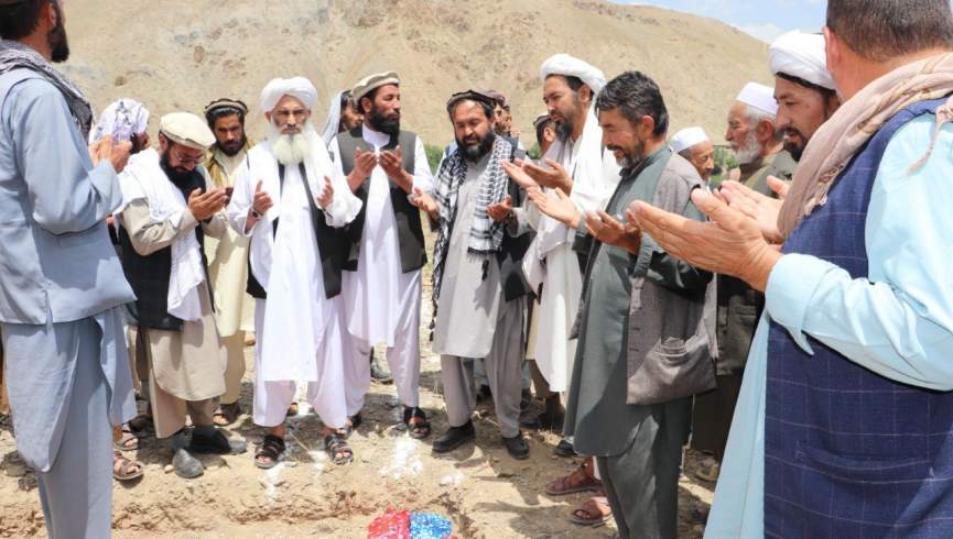 سنگ تهداب یک مکتب نسوان توسط مردم در پروان گذاشته شد