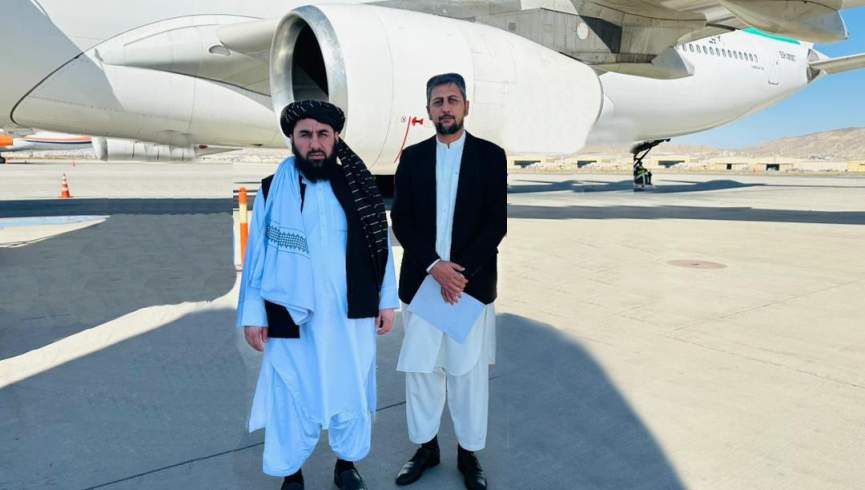 معین خط آهن وزارت فواید عامه طالبان به چین رفت