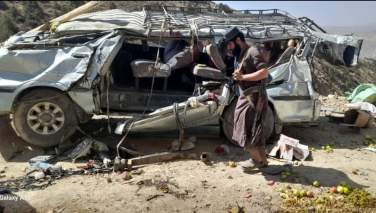در پی حادثه ترافیکی در ولایت بغلان ۱۶ نفر کشته و زخمی شدند